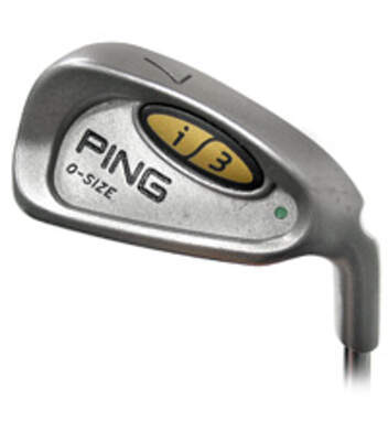 Ping i3 Oversize Single Iron 4 Iron Stock Steel Shaft Steel Stiff Right Handed Green Dot 39.0in